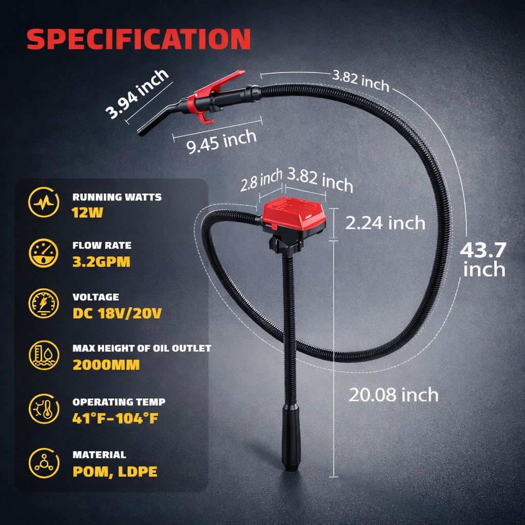 Cordless Fuel Transfer Pump