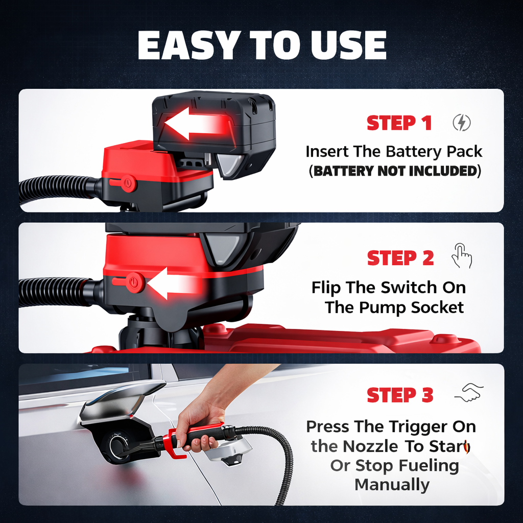 Cordless Fuel Transfer Pump