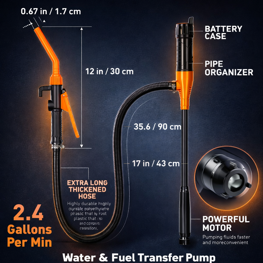 Cordless Fuel Transfer Pump